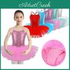 Mädchen Trägerhemd Ballett Pailletten Kinder Tutu Kleid Mit Rock Leotard Ballerina Glitzerndes Tanzkostüm