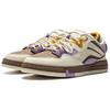 Li Ning Weiw Pro Skateboard Series Comfortable Versatile Non-Slip Durable Low-Top Skate Shoes Women Sneaker White Brown Purple AECU032-3