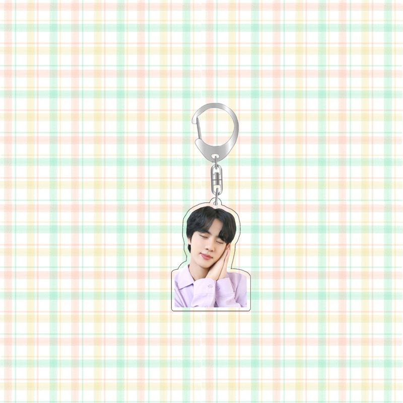 7pcs BTS Keychains, Bag Charms, Clothing Decorative Pendants
