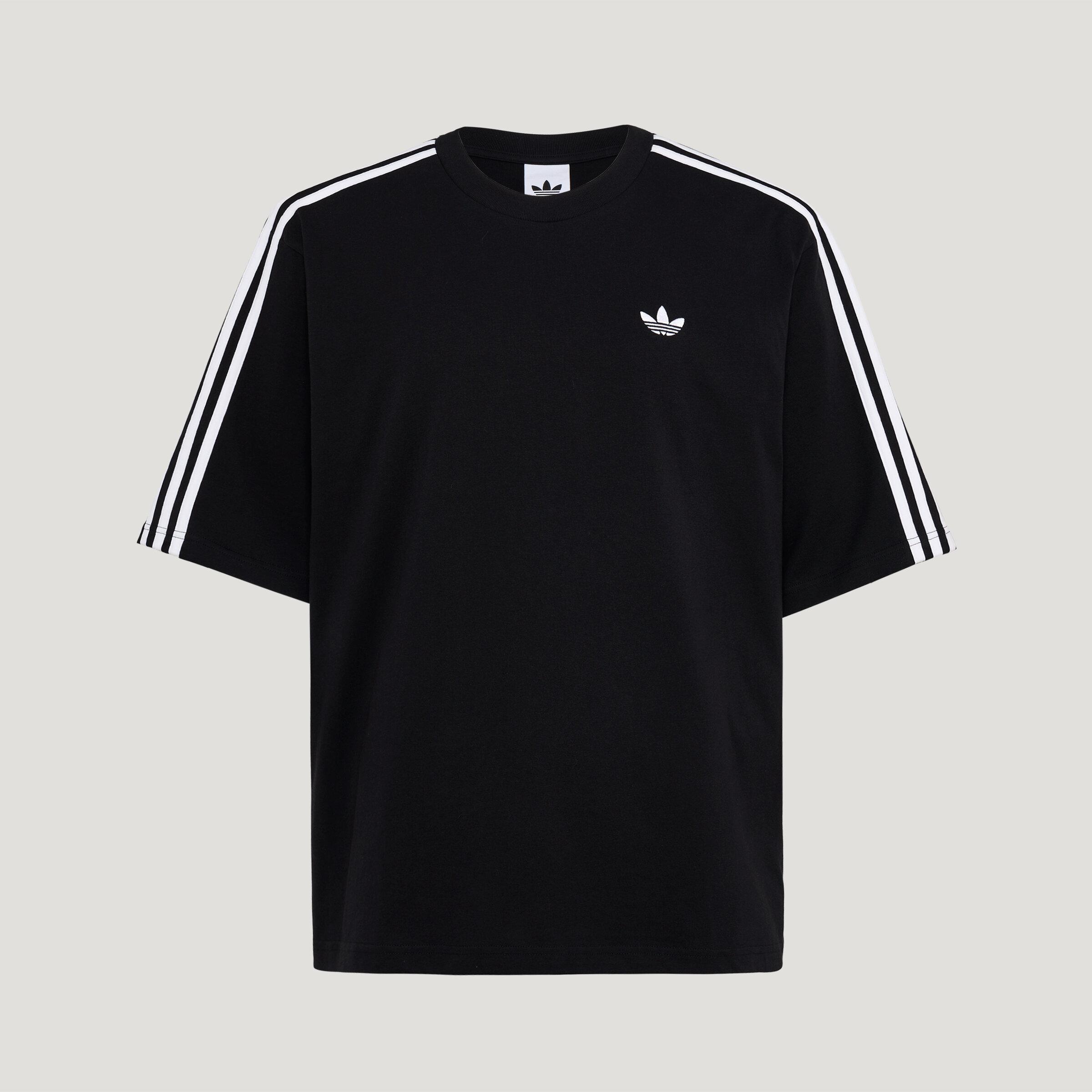 Adidas Originals T-shirts Heren Zwart Ronde Hals 2XL