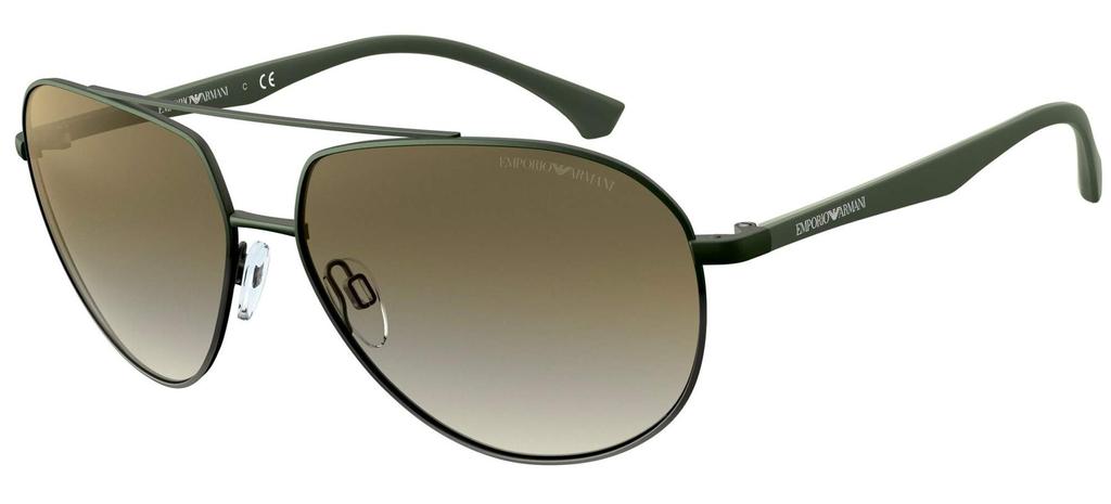 Emporio Armani Sunglasses 0EA2096 DARK GUNMETAL 60 GREEN/MATTE