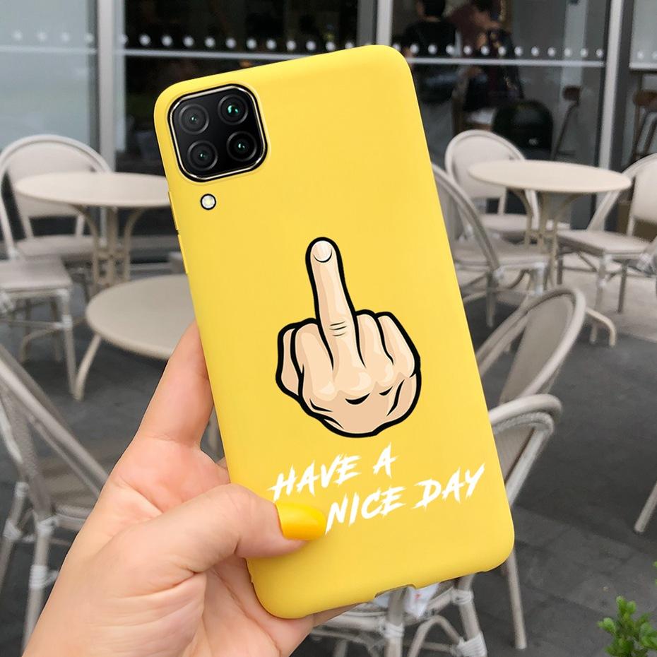 For Huawei P40 Lite Case Silicone Cute Cover Cases For Huawei P40 Lite E Cover Fundas P40Lite P 40 P40 Lite E TPU Coque Bumper