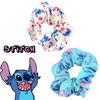 Anime Stitch Scrunchies Hair Band Cute Cartoon Stitch Hair Tie High Ponytail Rubber Band Accessories Headwear Gifts
