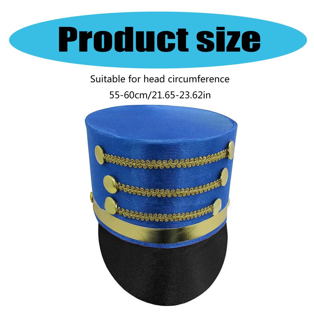 Stylish Nutcracker Soldier Hat Themed Event Hat Festives Celebration Hat Suitable for Adults and Teens