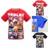 Lebhaftes Roblox Charakter Spiel T-Shirt für Kinder mit bequemer Baumwolle