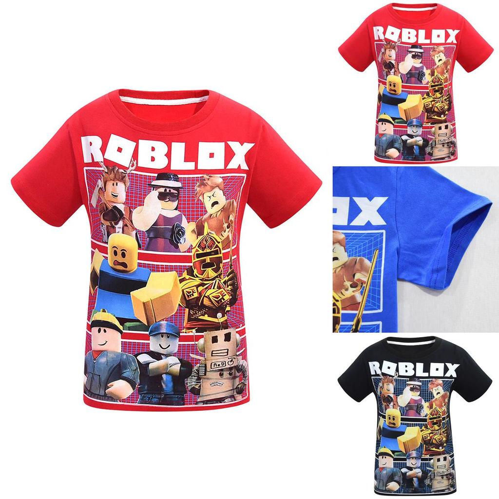 Lebhaftes Roblox Charakter Spiel T-Shirt für Kinder mit bequemer Baumwolle