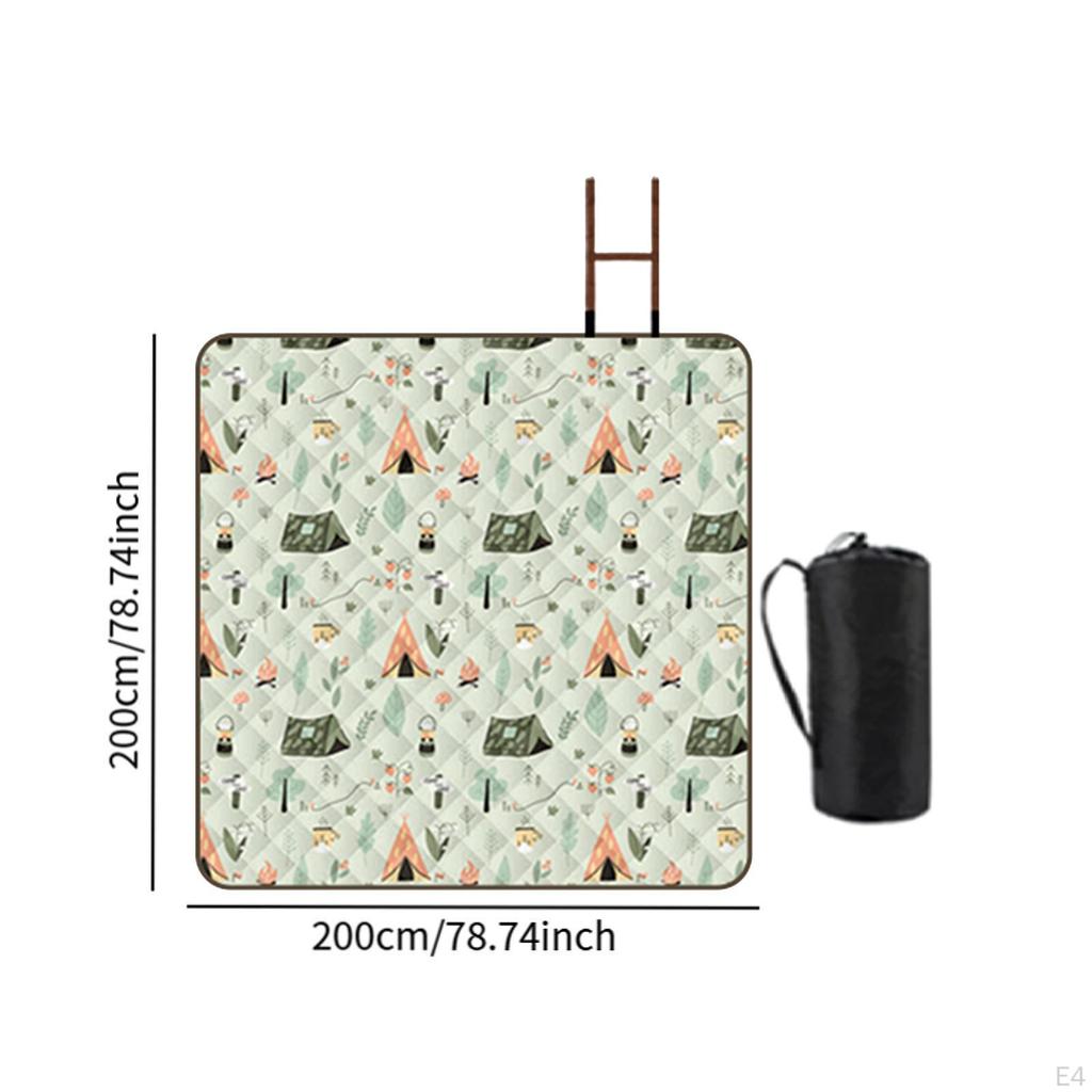 Large Beach Blanket for Travel And Picnics 200 Cm X Machine Washable Portable Camping Mat