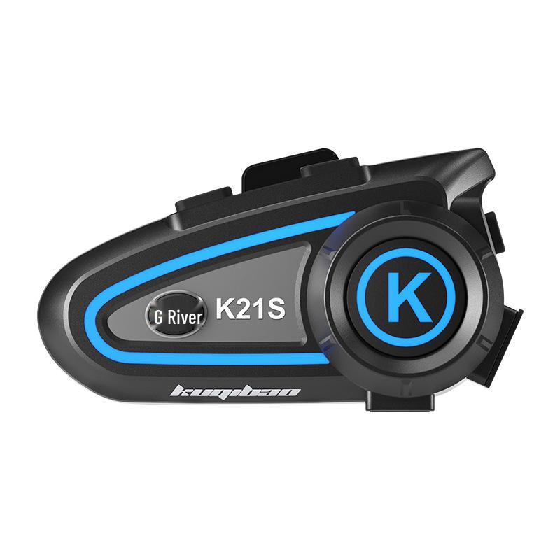 Bluetooth Motorcycle Helmet Intercom with Lights - Dual-User Capability