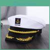 Yacht Hüte Militär Erwachsene Boots Skipper Schiff Matrose Kapitän Kostüm Hut Verstellbare Kappe Baretts Schiebermützen Marine Admiral Für Männer Frauen