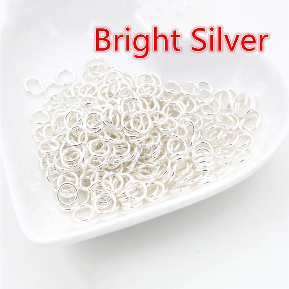 

200pcs/Lot 3/4/5/6/7/8/10/12mm Metal DIY Jewelry Findings Open Single Loops Jump Rings & Split Ring for jewelry making 0.5x3mm 200pcs