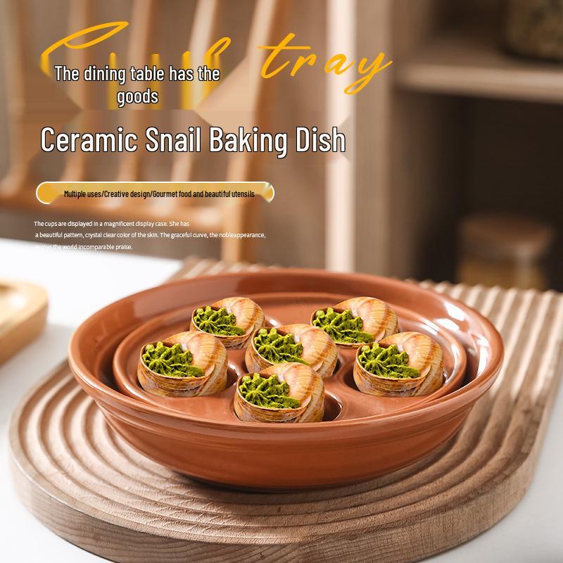 

Минималистичные керамические тарелки: Надглазурная роспись, Высокотемпературная, Идеально для завтрака, приготовления на пару, барбекю и улиток