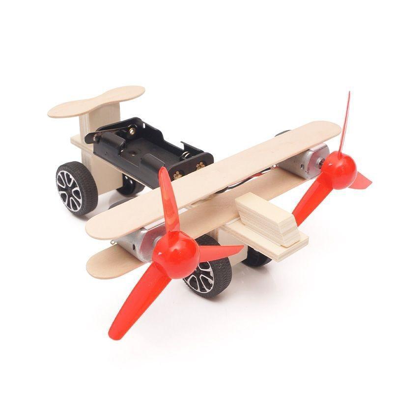 Wooden Diy Gliding Airplane Model For Kids Science Experiment Stem Education
