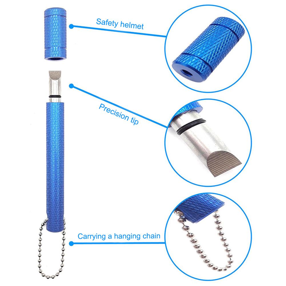 Golf Club Groove Sharpener Re-Grooving Tool and Cleaner Regrooving Tool Cleaner for Re-Grooving Wedges and Irons U and V-Grooves