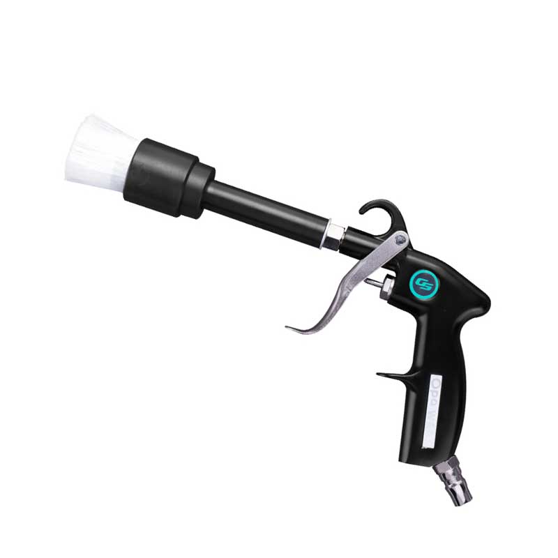 Professional Car Tornado Interior Blowing Dust Gun air High Pressure Cleaning Gun With Brush N/A