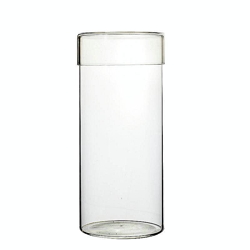 

Micro Landscape Moss Bryophyte Cylinder Glass Bottles with Lid Glass Terrarium Mini Fish Tank Landscaping Bonsai Home Decor