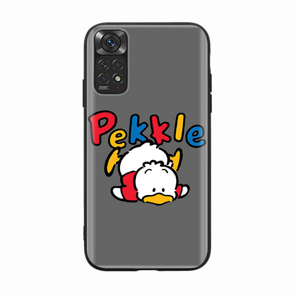 

Черный чехол для Xiaomi Poco X6 X4 M5 M6 F5 F6 C65 C55 C50 C51 C40 Pro Redmi 14C A3X 13C 12C 11T 10A 9C Note 7 6 8A Plus H-15 Pekkle Duck Redmi 9C жасмин