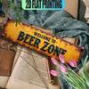 Retro Metal Wall Art for Home Office Beer Bar Decor