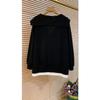 Plus Size Women Fake Two Piece Long Sleeve T Shirt Loose Fit Casual Top