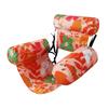 Inflatable Large Fabric-Covered Pool Float Loung Chairs Plant Pattern Blow up Pool Water Chairs for Summer Party Lake Beach