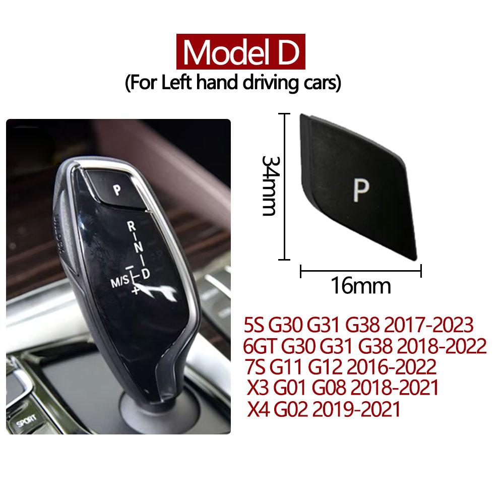 LHD RHD Car Gear Lever Auto Parking Button Letter P Button For BMW 1 2 3 4 5 7 X3 X4 X5 X6 E60 F20 F21 F30 F34 F36 F10 F11 F25