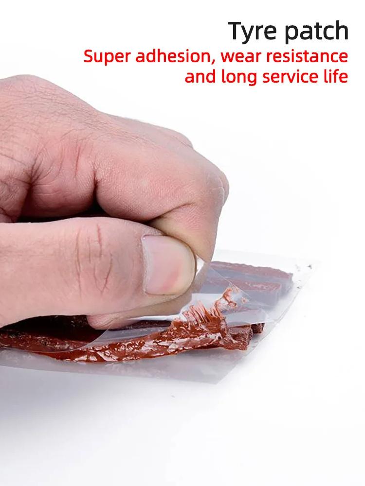 20Pcs Car Tire Tyre Puncture Plug Seal Repair Tool Kit Tire Repair Strips Tubeless Rubber Stiring Glue Seals for Car Motorcycle