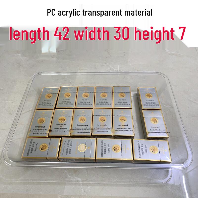 Commercial Rectangular Acrylic Food Display Tray