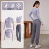 Women's Quick-Dry Long Sleeve Fitness & Yoga Set: Running, Pilates, Body Shaping Top for Spring & Autumn
