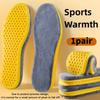 1 Pair Thermal Insoles - Cushioned & Plush Warmth, Non-Slip Grip - Winter Shoes, Athletic Sneakers, Snow Boots  Shoe Insole