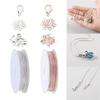 4 Rolls Snake Chains 8 Lobster Clasps 50 Jump Rings 30 Connectors Clasps for Layered Y Necklace Choker Bracelet Jewelry