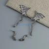 HX6F Dark and Daring Detachable Dragon Ear Studs Adornment Delicate Ear Clip Jewelry