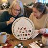 Calendario de Adviento Bordado de Navidad 24 Días Kit de Árbol, Kit de Costura DIY para Principiantes, Idea de Regalo de Cuenta Atrás Hecho a Mano Festivo Paquete de Materiales con