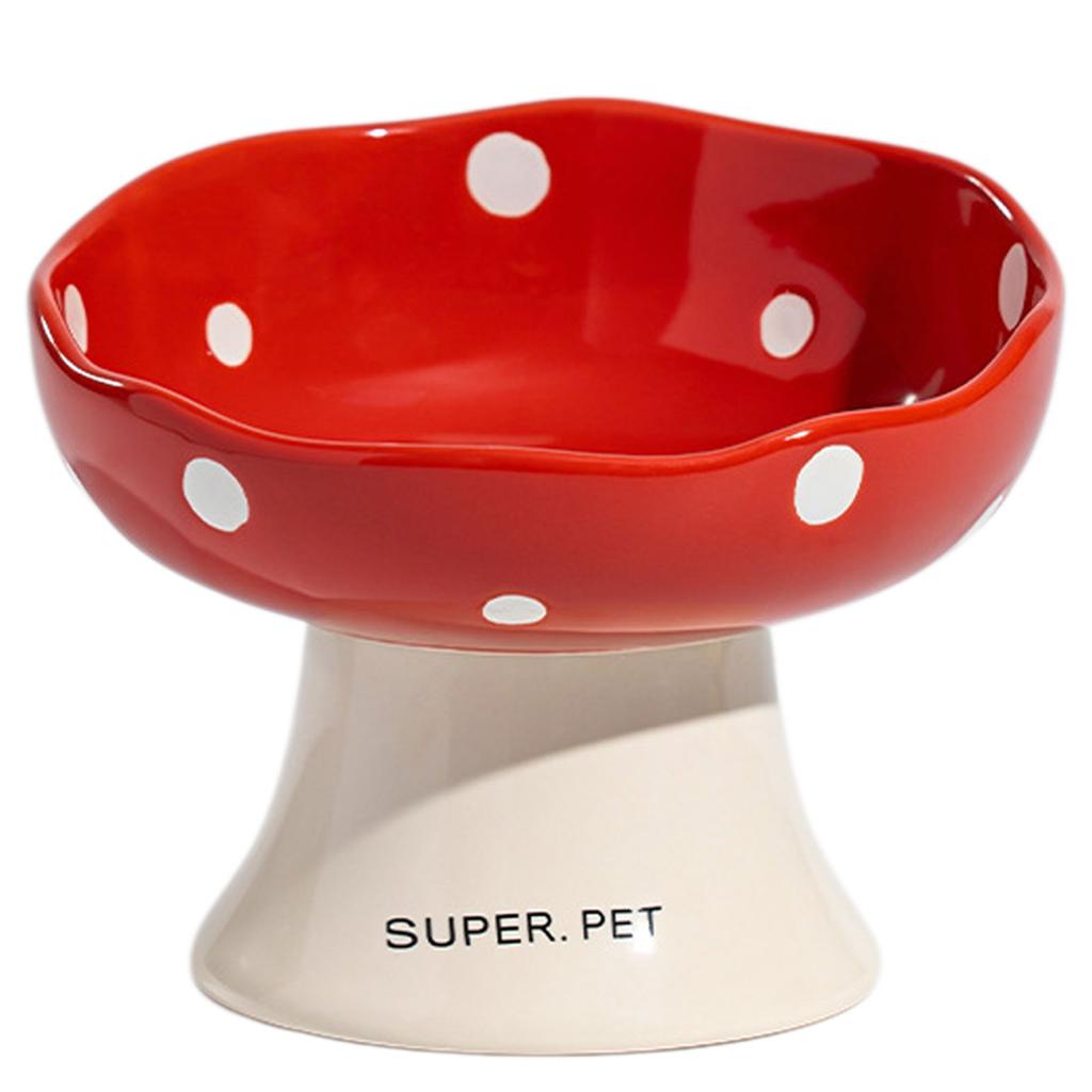 Non Slip High Cat Bowl For Senior Cats Neck Pain Elevated For Neck Health Digestion For Home
