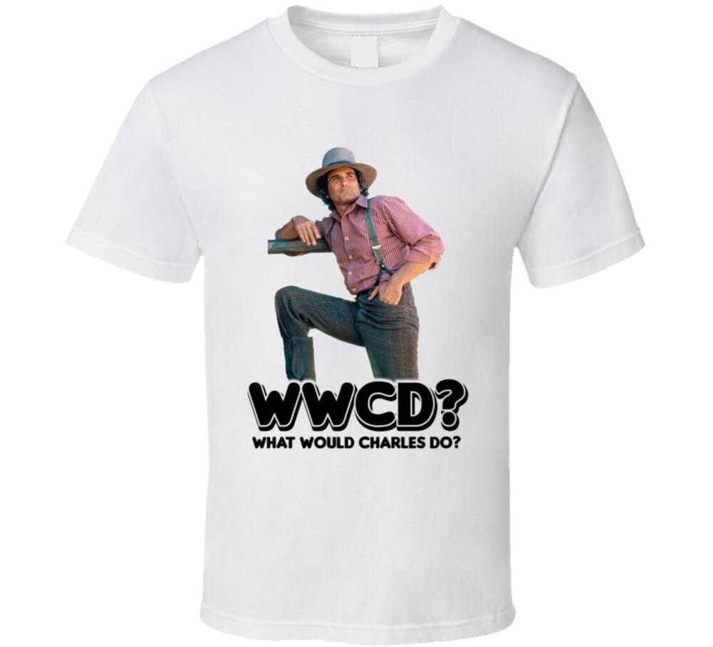 

Wwcd What Would Charles Ingalls Do Little House On The Prairie T Shirt Mens Womens Tees Top L