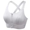 Reggiseni Sportivi da Donna Leggings Top Corto Gilet Cerniera Frontale Taglia Plus Spalline Regolabili Antiurto Palestra Fitness Atletico Reggiseno