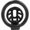 FREDORCH 2022 Super Small Penis Ring Sissy Chastity Cage,Locked In Male Chastity Device with 4 Base Ring (L-Large, Black)