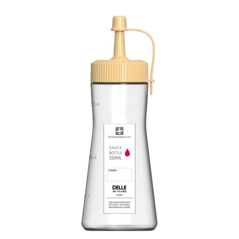 Kitchen Leak-proof Dust-proof Sauce Bottle Household Seasoning Ketchup Salsa Cream Oyster Sauce Bottle Single Hole/5 Holes