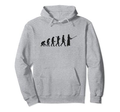 Human Evolution Kendo Martial Arts Kendo Lover Hobby Kendo Circle Kendo Club Tekkendo Swordsmanship Evolution Hoodie