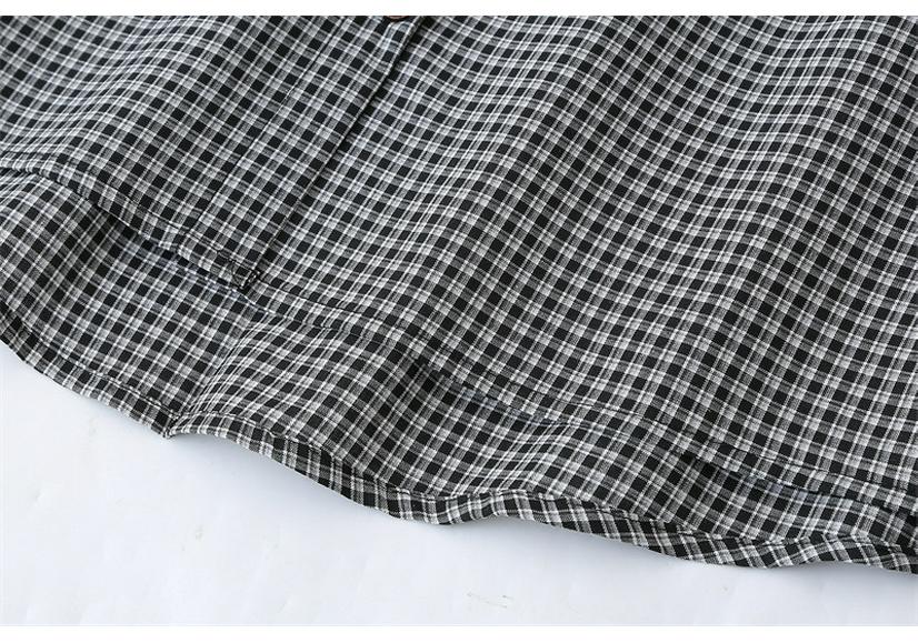 2026 Spring Plus Size Women's Long Sleeve Plaid Shirt Cardigan Fashion Literary Style Jacket
