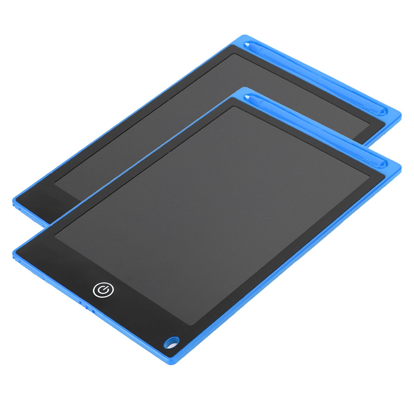 

2Pcs 8.5in Electronic Figure LCD Writing Pad Drawing Children Notebook for Family Schoolblue синий
