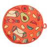 Tortilla Warmer Pouch 11.8 Inch Insulated Microwaveable Fabric Tortilla Keeper Holder for Corn and Flour