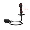 Inflatable Anal Plug with Steel Ball Anal Pull Ball Masturbator Adult Sex Toys Silicone Tail Plug Slave
