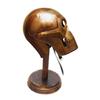 Skull Head Steel Helmet - Fierce Warrior Design for Collectors, LARP, and Costume Enthusiasts