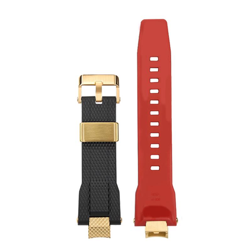 

For Casiosk G-SHOCK MTG-B3000 Series Silicone Watchbands MTG B3000 Resin Rubber Watch Strap Stainless Steel Bracelet Attachment 26mm