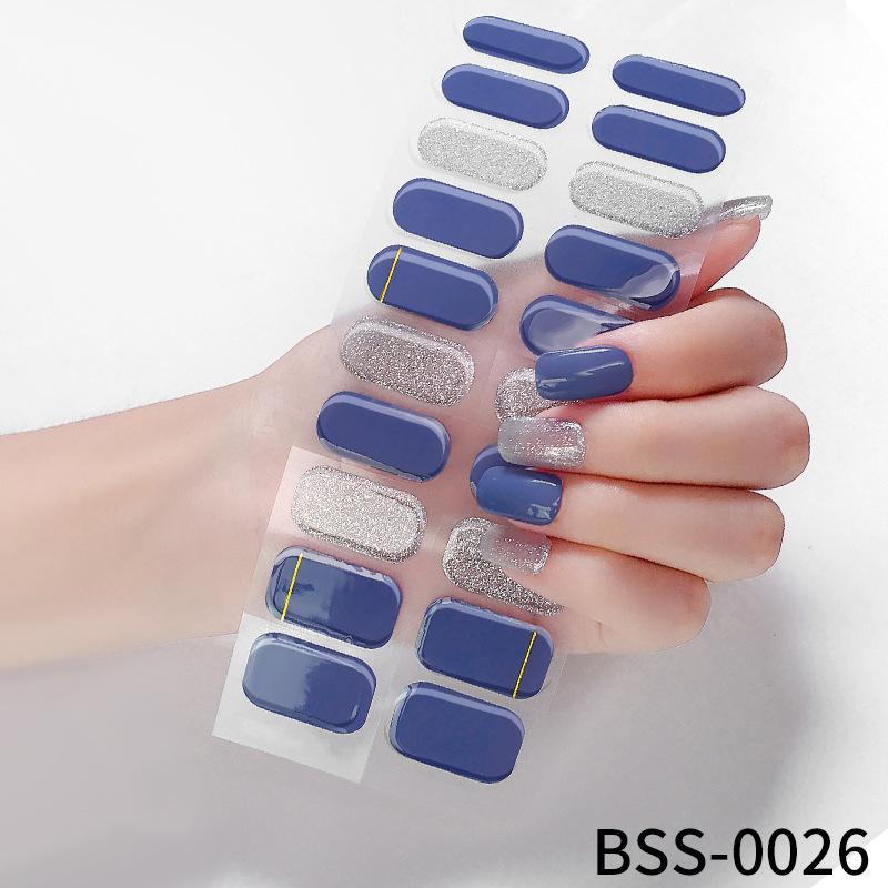 Gel Manicure Stickers Semi-cured Nail Stickers Manicure Stickers