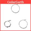 Handgefertigter Geometrischer Edelstahl Schmuck Für Unisex Accessoires