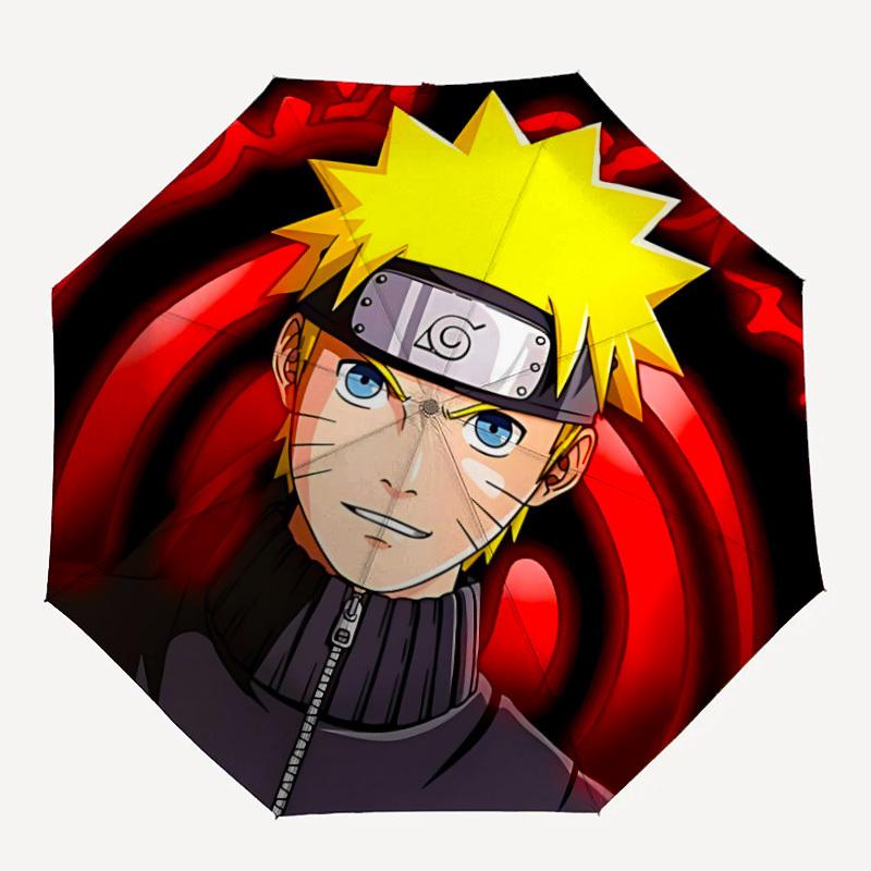

1pc Naruto Sage Mode Automatic Open/Close Umbrella Compact Travel Umbrella, 8 Rib Heavy Duty, Perfect for Women & Men a0923167