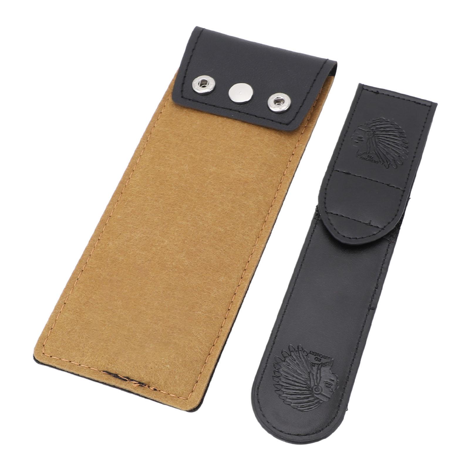 

Archery Arrow Quiver Waist Bag PU Leather Fall Resistant Hanged Arrows Holder Fleece Lining Archery