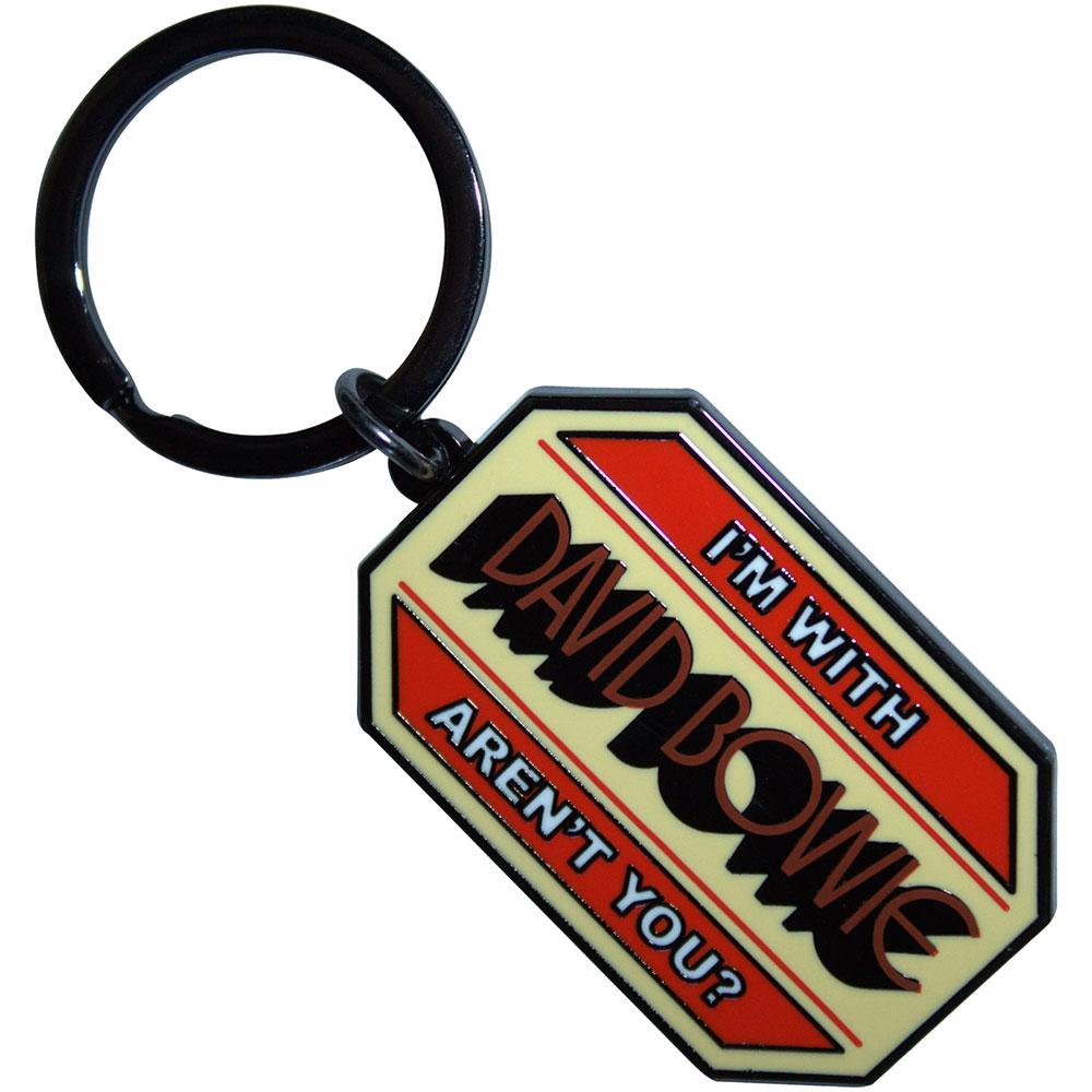 David Bowie I'm With... Keyring