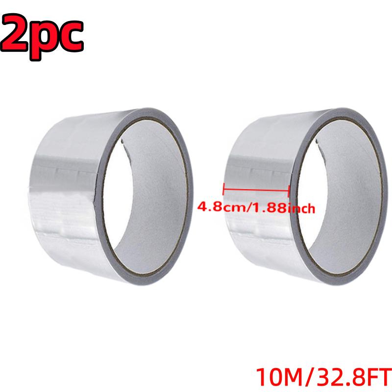 Aluminiumfolienband Silber Hitzebeständig Auslaufsicher Klebstoffe Flicken Reparatur Anti-Leckage Gewebeklebeband Küche Wasserdichte Aufkleber