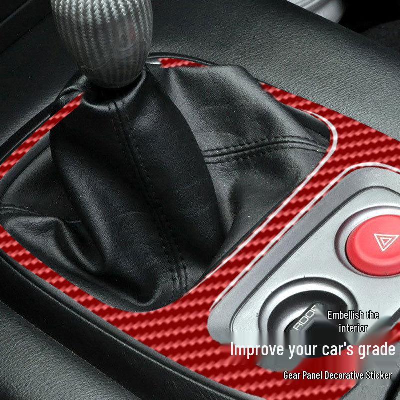Carbon Fiber Gear Shift Panel Sticker for 00-09 Honda S2000